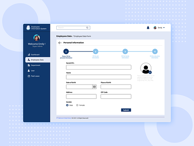 Form Wizard design employee employees form form elements form field form fields form wizard forms formwizard office office web ui uiux ux web