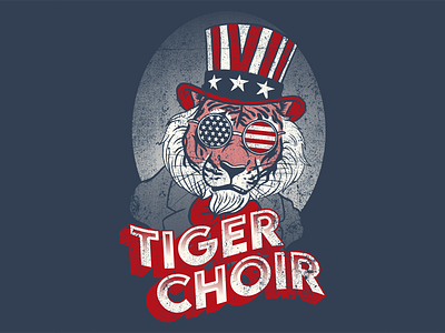 Vintage Tiger Choir Logo Tee