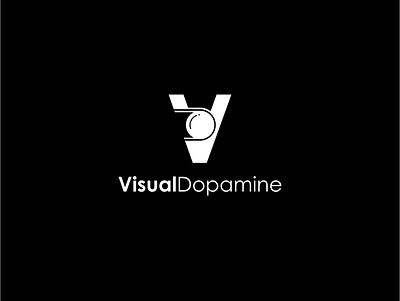 Visual Dopamine design logo logo design photography logo vector