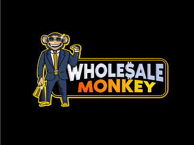 Wholesale monkey branding branding design character design illustration illustrator logodesign mascot monkey