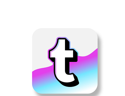 Timeless Tumblr App Icon app icon app logo tumblr