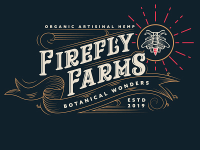 Firefly Farms 2 copy 100 branding branding design design illustration illustrator label design logo logo design typography vector