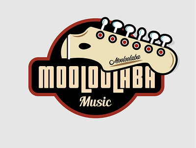 Mooloolaba Music branding branding design design guitar illustration illustrator label design logo logo design music vector vintage logo