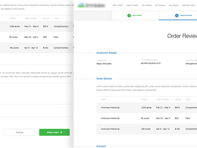 Order process exploration