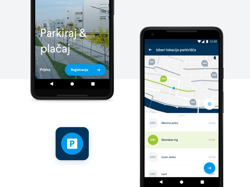 Android parking app