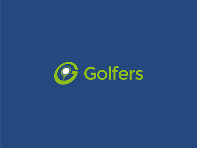 golf branding design icon logo minimal type