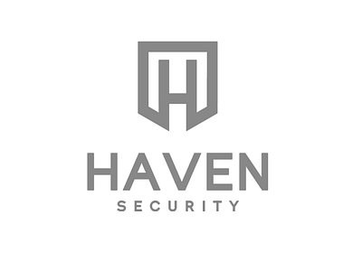 HAVEN SECURITY logo design branding design icon logo minimal type