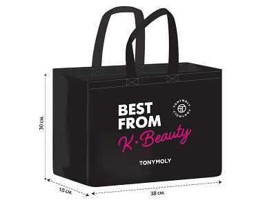 bag for Tonymoly branding design logo design
