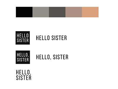 logo Hello sister logo design