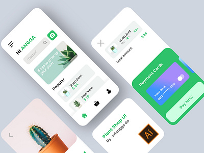 Plant shop app ui