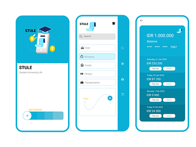 STUL app buy design exercise health mobile ui ui