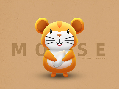 Hamster app design flat invation