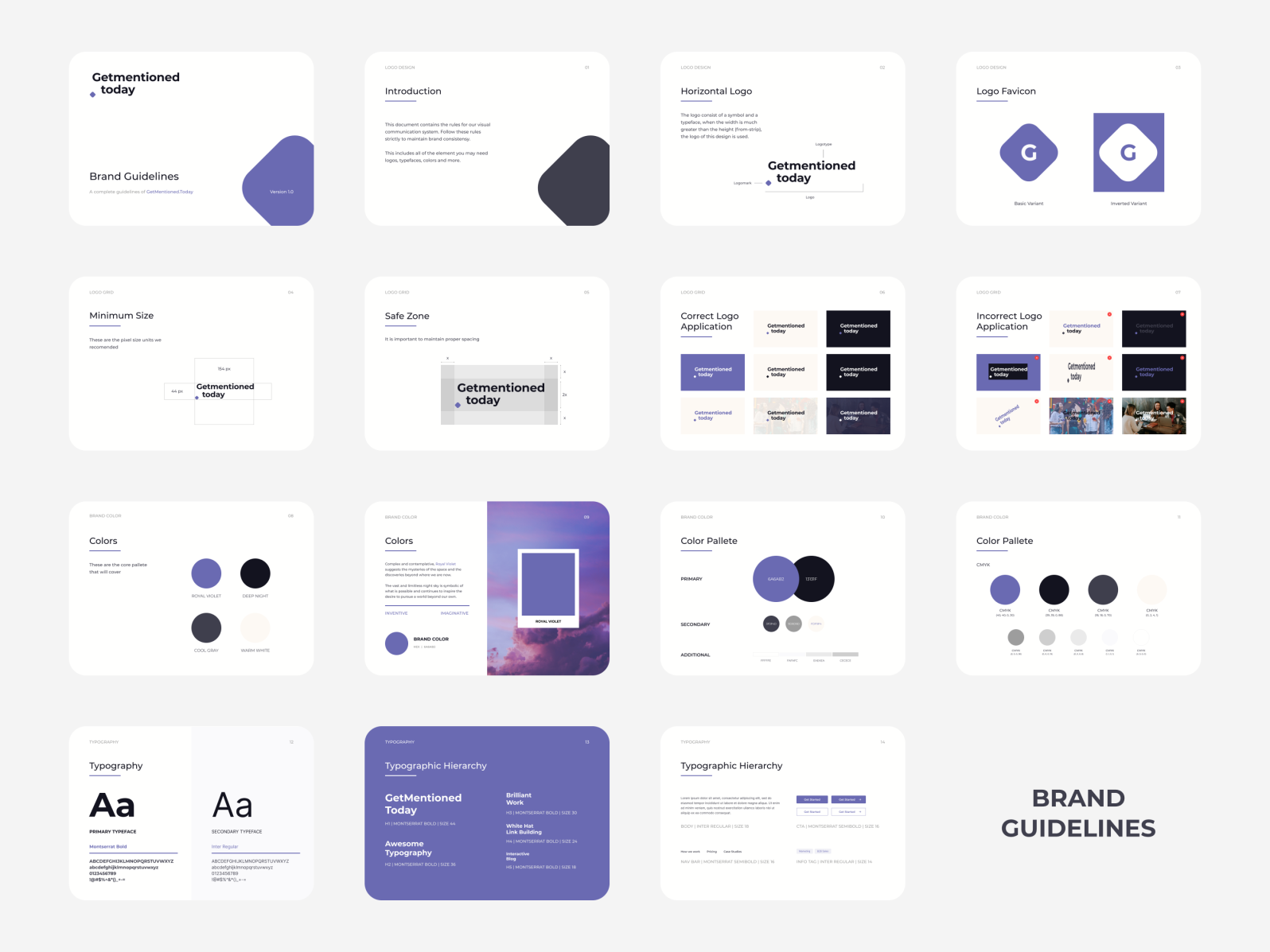 Brandbook & Guidelines by evildill on Dribbble