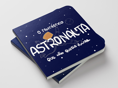 O Astronauta book cover illustration