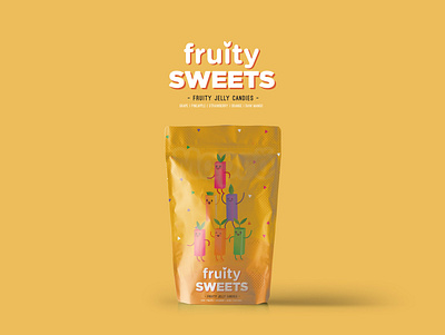 Fruity Sweets Packaging branding illustration packaging
