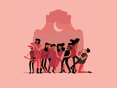 FJFF Music Festival Illustration