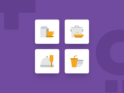 InsideOut Icons agency coffee cooking design diner drink eat engagement flat food healthcare icon set icons milk patient portal product ui ux web