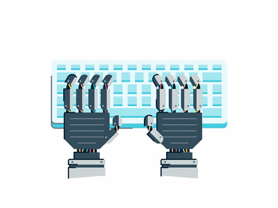 Automate Process arms automate connection control data electricity financial gif handshake icon set icons illustration keyboard outline partnership plugs power robotic safe services