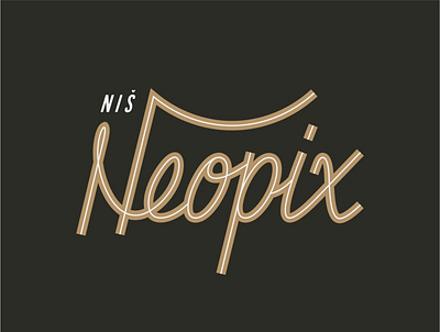 Neopix brand branding design font icon identity illustration letter lettering lettermark logo logotype minimalist monogram texture type type art typeface typography vintage
