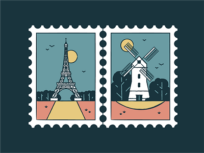 Eiffel Tower & Windmills