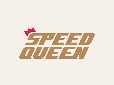 Speed Queen branding crown crowns female font girl icon identity illustration king logo mark minimal princess queen royal royalty shape type vector