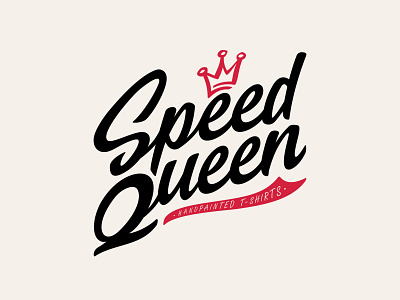 Speed Queen branding crown crowns female girl icon identity illustration king logo mark minimal princess queen royal royalty shape type vector