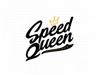 Speed Qeen sketch branding crown crowns female girl icon identity illustration king logo mark minimal princess queen royal royalty shape type vector