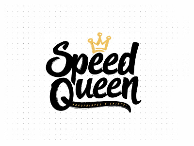 Speed Queen Yellow sketch branding crown crowns female girl icon identity illustration king logo mark minimal princess queen royal royalty shape type vector