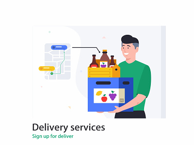 Delivery Guy animation branding character chat delivery guy design icon set icons illustration locationt map maping message minimal pin simple stickers symbol vector web