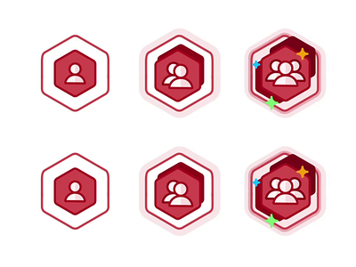 Followers Achievement achievement animation app badge branding burger design followers icon set illustration level level up outline prize star startup ui user win