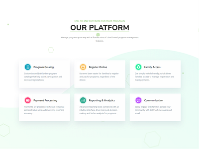 Our platform