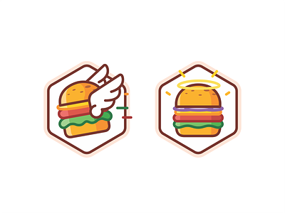 Burger badge