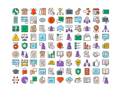 Mineral Icon set app branding design essential figma icon icon set icon system iconography icons iconset illustration line outline packing sketch ui ux vector web