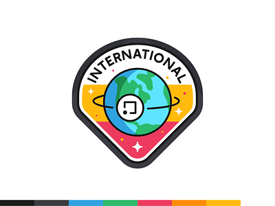 International badge