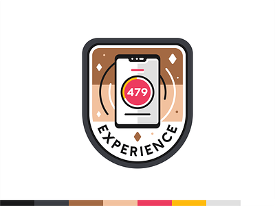Experience badge badge branding data design digital experience font icon icon set iconography illustration level up logo mark marketing social typo ui ux vector web