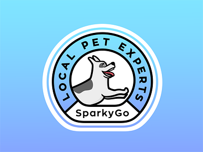 Local pet experts animal badge branding circle cute design dog doggo font funny illustration logo logomark mark pet petshop sticker stroke typo vector
