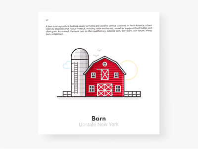 Barn architecture barn branding building cottage countryside design editorial farm house icon icon set illustration livestock living location logo places travel vector