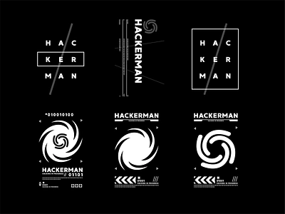 Hackerman ideas 80s abstract branding design develop hacker hacking icon icon set illustration logo matrix mocup product retro software typography ui ux vector web