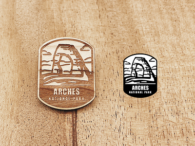 National park Arches arches badge design grand teton hiking illustration landscape location mountain national park nature outside parks rocky mountain sequoia sticker travel wood pin yellowstone yosemite