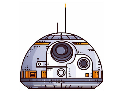 Starwars!! BB-8!! bb8 boba fett c3po imperial jedi joda portret r2d2 sith star stormtrooper wars