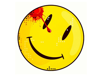 Watchmen!! Smile Pin!! blood brave character dots hero line pin simple smile superhero vector watchman