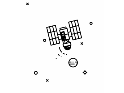 Space !! art design icon line logo logotype minimal pen simple space star stars