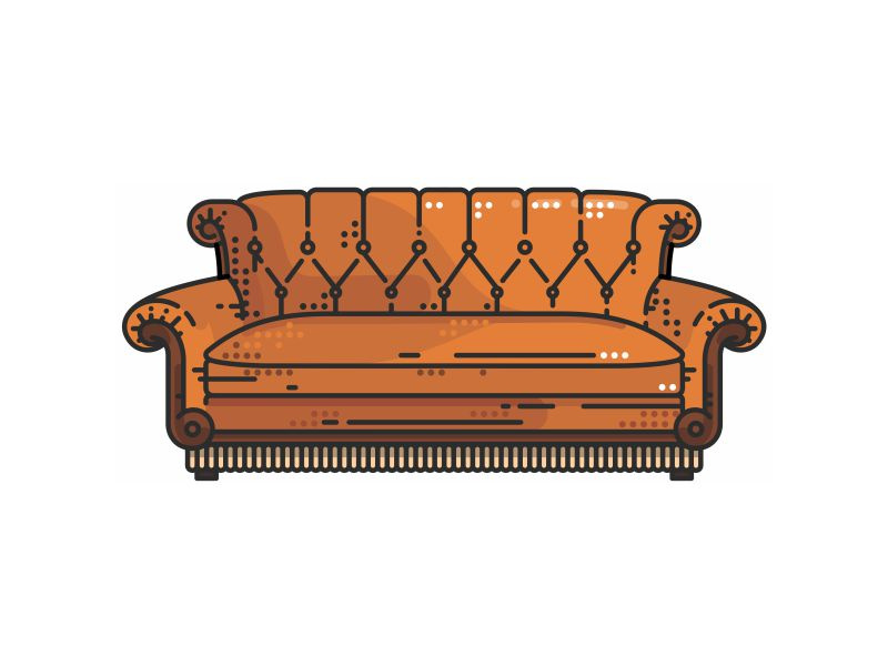 Free Free 183 Central Perk Couch Svg Friends Sofa Vector SVG PNG EPS DXF File