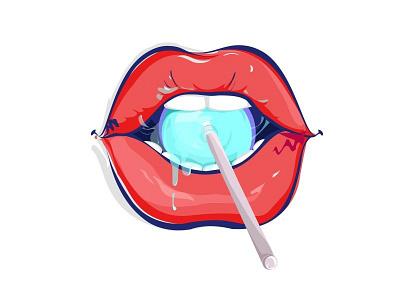 Lollipopcorn illustration