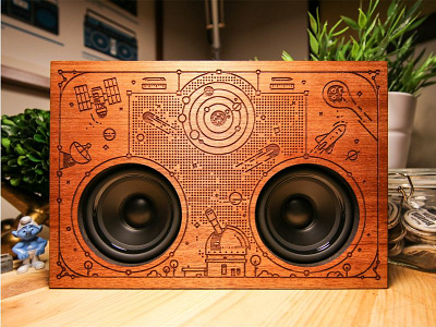 Wooden bluetooth speaker!!