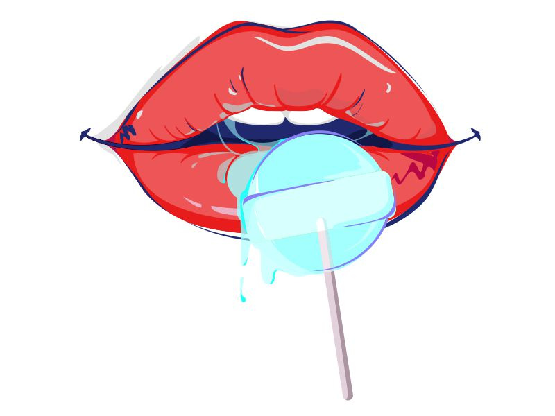 Lollipopcorn illustration by Aleksandar Savic / almigor on Dribbble