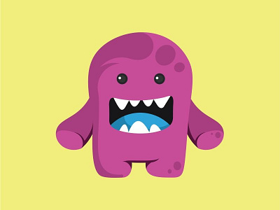 Cute Monster art character cute flat game icon logo logotype minimal monster sweet toy