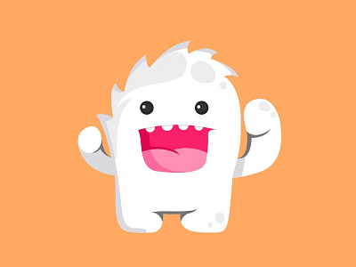 Cute Monster art character cute flat game icon logo logotype minimal monster sweet toy