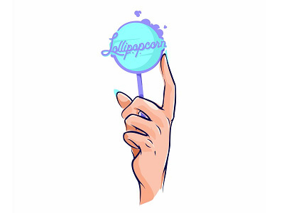 Lollipopcorn illustration