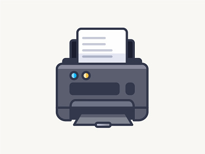 Printer art cube dimensions icon iconography illustration minimal outline printer printing solid wireframe